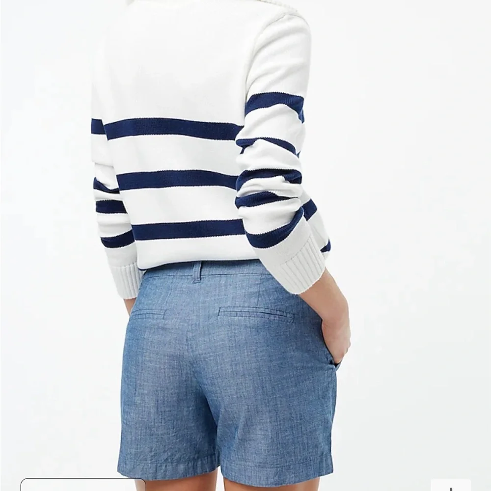 J. Crew 5”‎ Classic Chambray short Medium echo blue wash Size 10